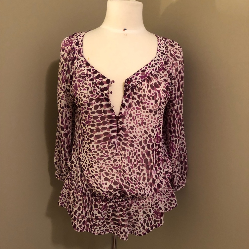 H&M Long Sleeve Blouse Size 10